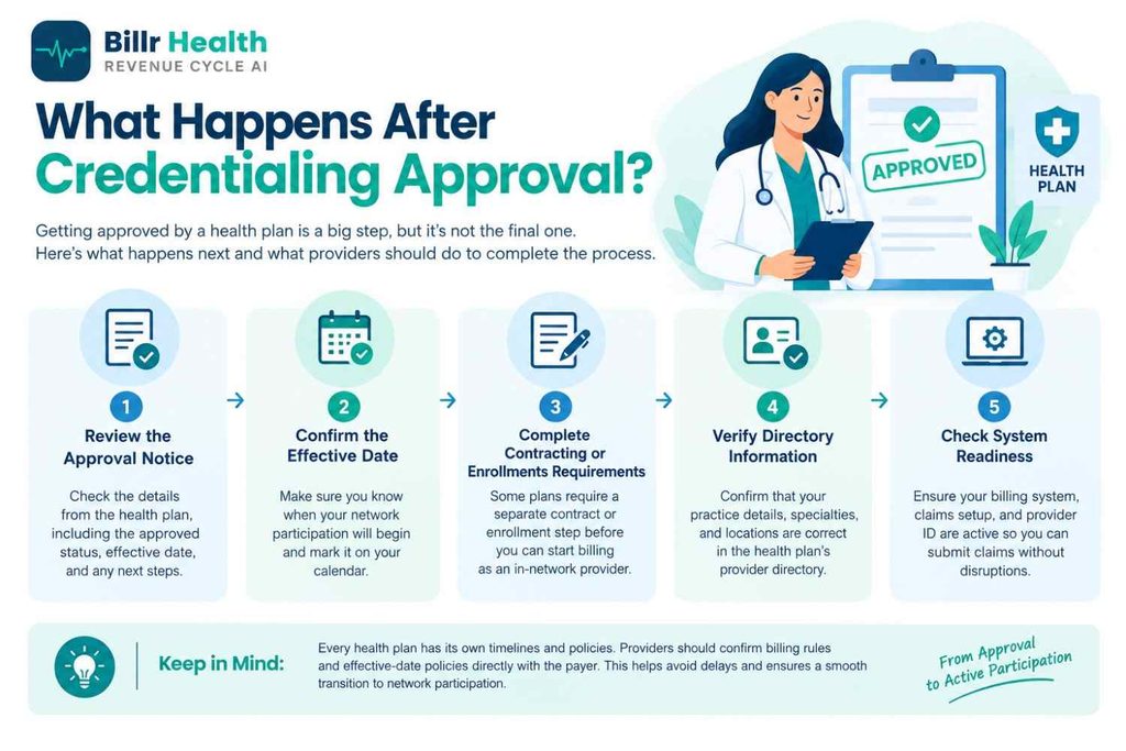 What Happens After Credentialing Approval?