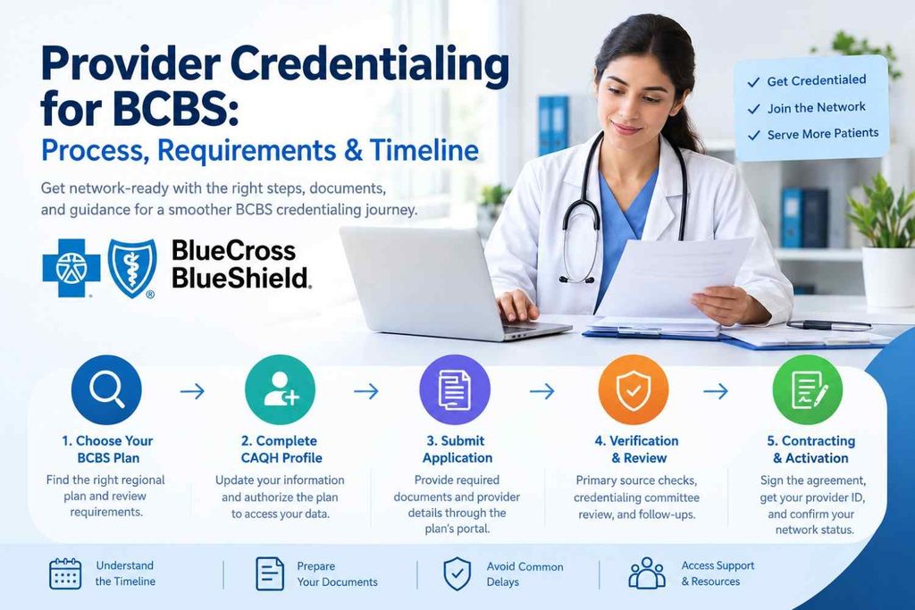 provider credentialing for bcbs