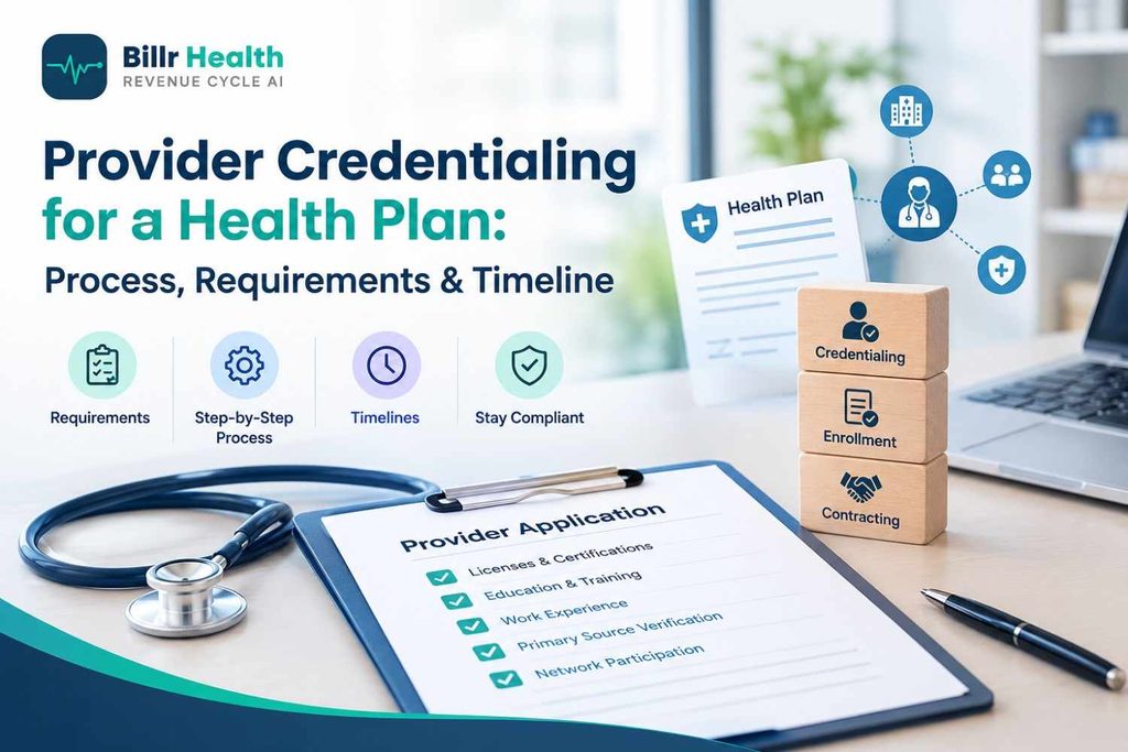 provider credentialing for a health plan